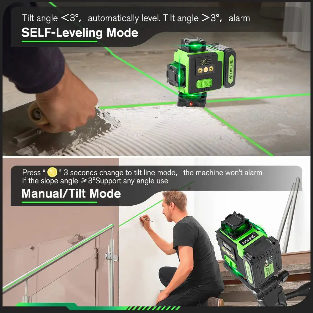 HGLINE 16 Lines 4D Laser Level &ndash; App Remote Control