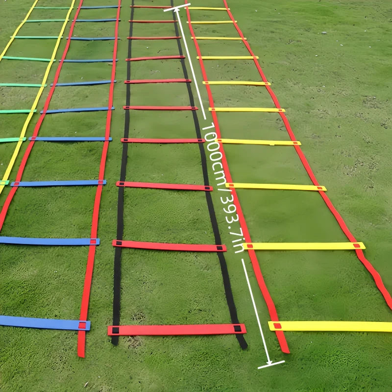 Agility Training Set with Skipping Ladders and Speed Rope