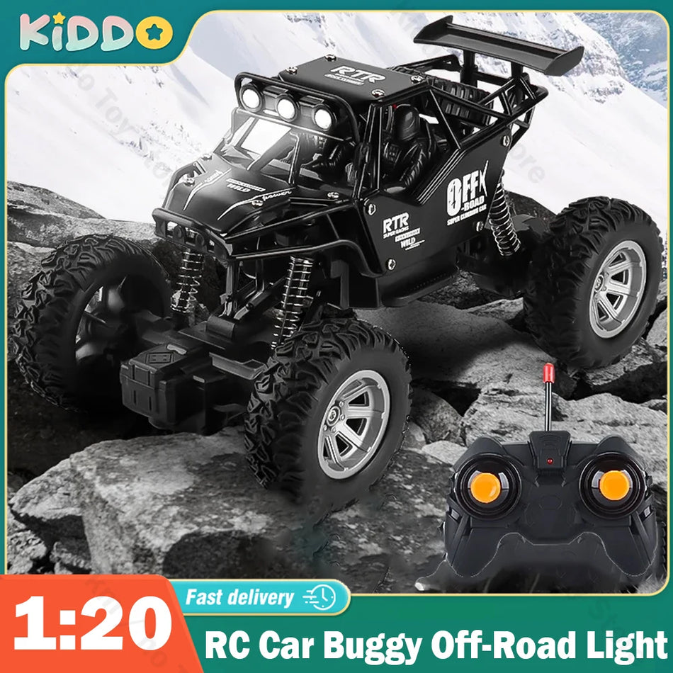 CONUSEA 1:20 RC Auto Off-Road Klimmen Afstandsbediening Buggy met LED Verlichting