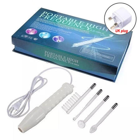 Portable High Frequency Appliance Wand &ndash; Skin Tightening UK plug