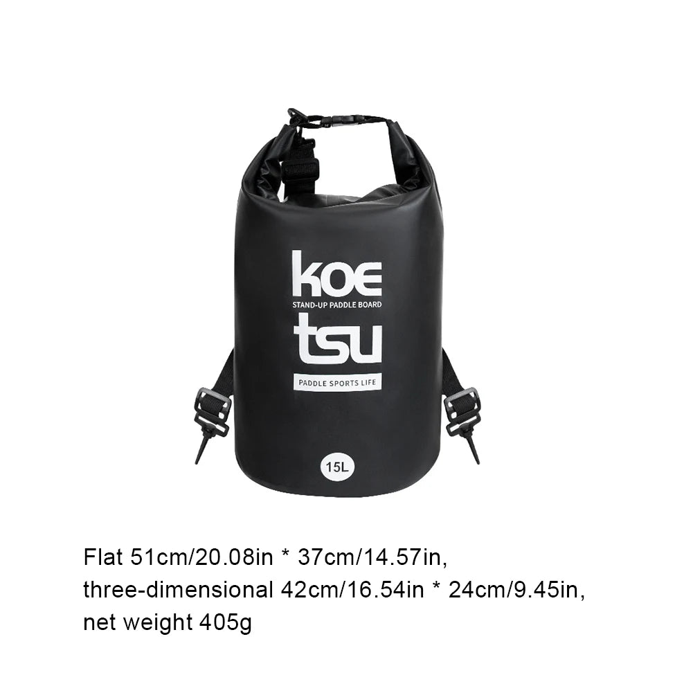 15/40L Paddle Board Bag Waterproof Paddle Board Deck Bags Large Capacity Inflatable Stand Up Paddleboard Bag for SUPs and Kayaks