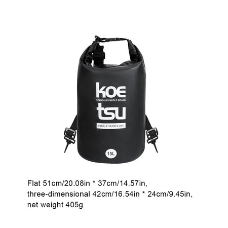 15/40L Paddle Board Bag Waterproof Paddle Board Deck Bags Large Capacity Inflatable Stand Up Paddleboard Bag for SUPs and Kayaks