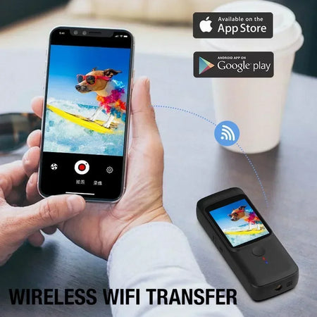 DIXSG 4K WiFi Action Camera &ndash; Dual Screen Waterproof Design