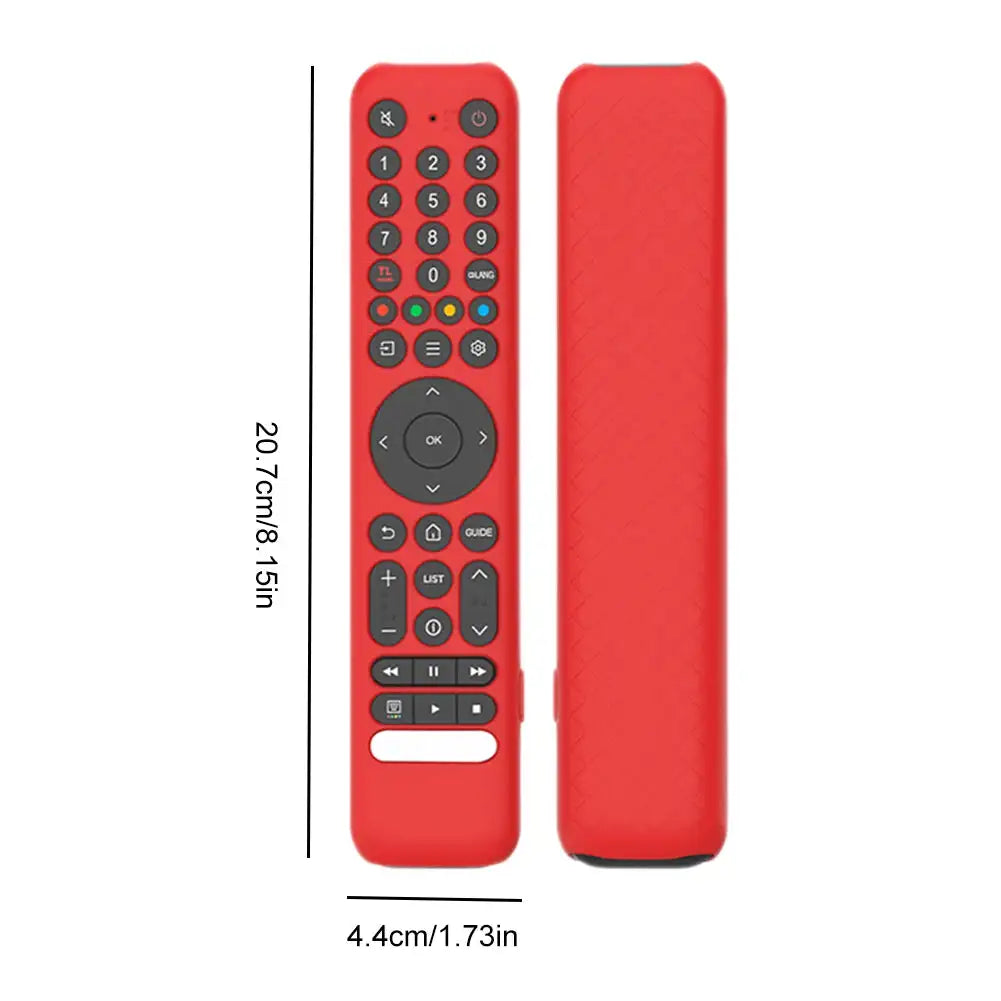 Silicone Remote Case For TCL RC716 RC833 TV GUB1 Sleeve RED