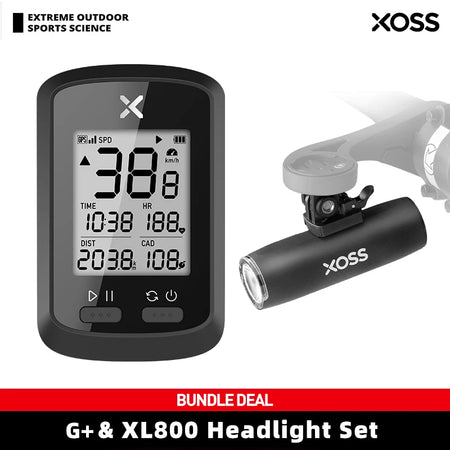 XOSS G Plus GPS Bike Computer &ndash; Waterproof Bluetooth Connectivity GPlus n XL800