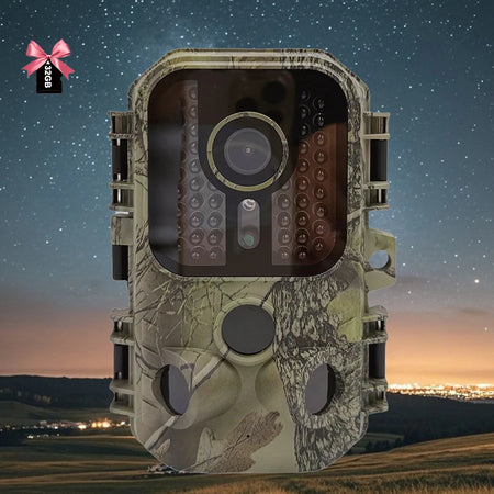 Wildlife Tracking Outdoor Security Camera &ndash; 4K Night Vision 32G