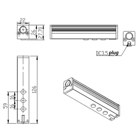 L0511 Handheld Two-Headed Laser Sword - Thick Beam Pro