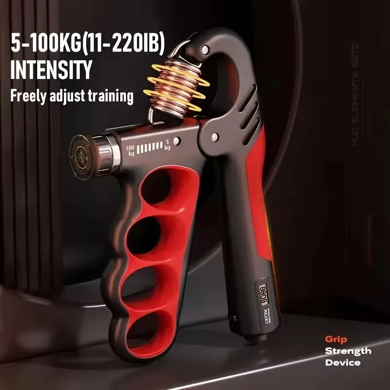 Adjustable Handgrip Grip Strengthener 5-100kg for Fitness Recovery