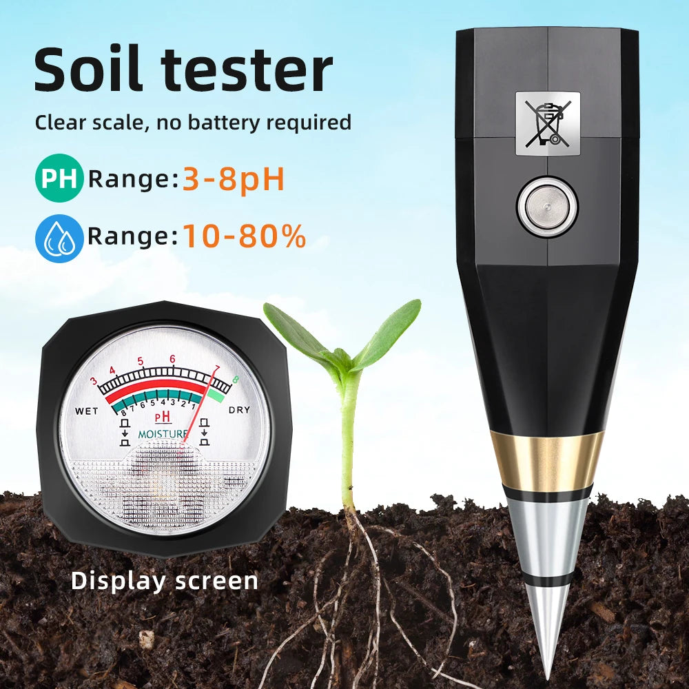 Soil Detector &ndash; 2 In 1 Moisture And pH Meter Waterproof