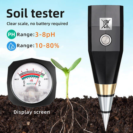 Soil Detector &ndash; 2 In 1 Moisture And pH Meter Waterproof