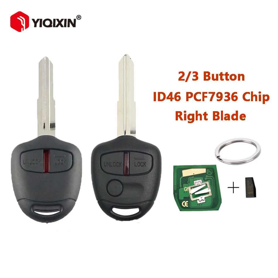 Etäavain Mitsubishi Outlander MIT8 433MHz PCF7936 ID46 täydellinen avaimen vaihto