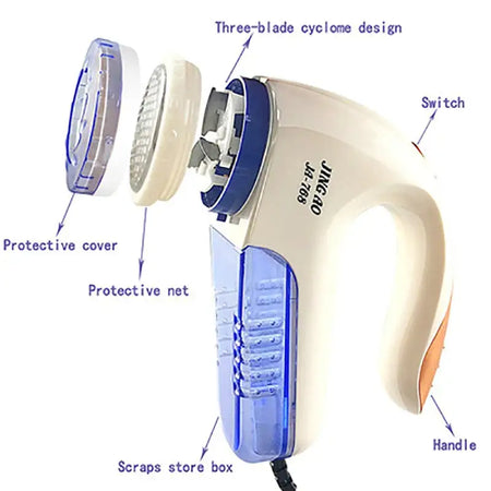 Portable Lint Remover EU Plug Clothes Shaver 9000 RPM
