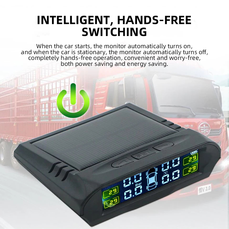 ACCEO K43 TPMS Sensor &ndash; Solar And USB Charging Monitor