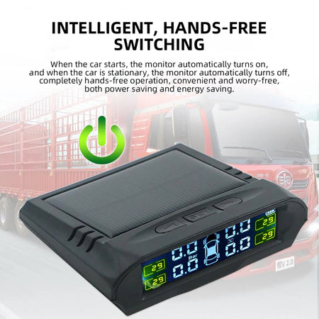 ACCEO K43 TPMS Sensor &ndash; Solar And USB Charging Monitor