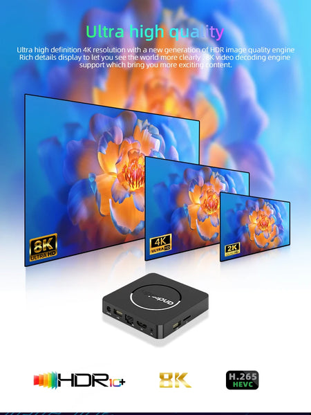 Global Version Android13 G96 TV Stick 8K | Portable Streaming Media Dongle