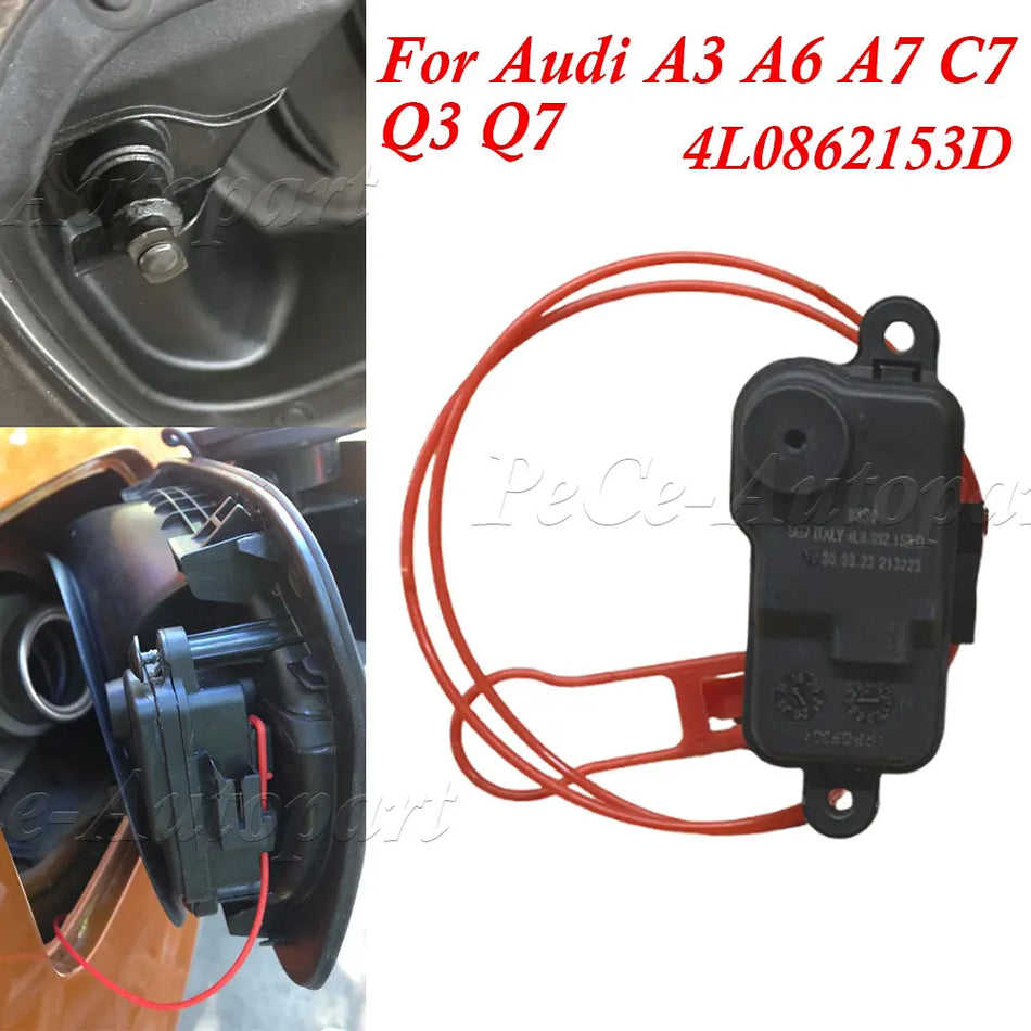 Degvielas vāciņa durtiņu izpildmehānisma motors Audi A3 A6 A7 Q3 Q7 4L0862153D
