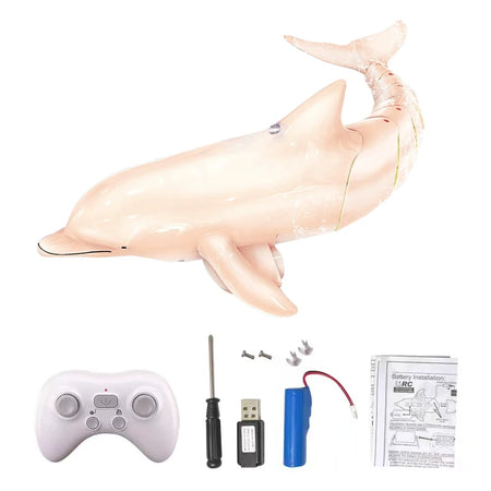 RC Shark Toy &ndash; 2.4G Remote Control Waterproof Bath Fun pink dolphin
