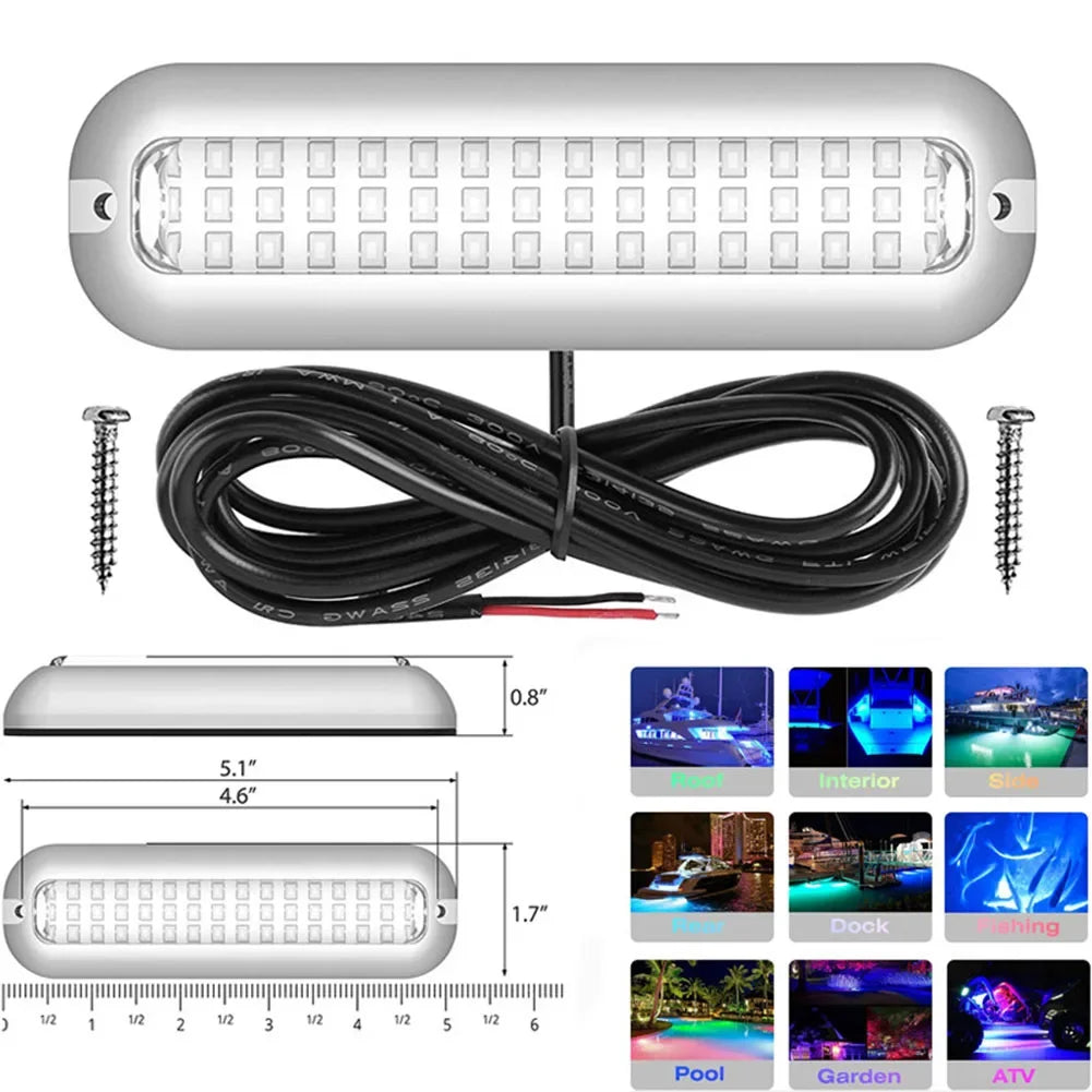 42LED Yacht Underwater Light &ndash; IP68 Waterproof 10-30V