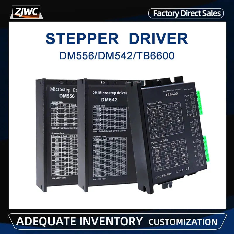 Microstep Motor Driver TB6600 &ndash; High Current Up To 5.6A DM556 aluminum shell