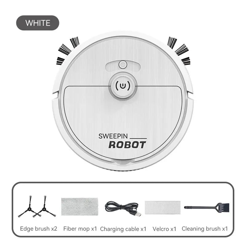 MIJIA 5-In-1 Portable Mini Robot Vacuum &ndash; USB Rechargeable White