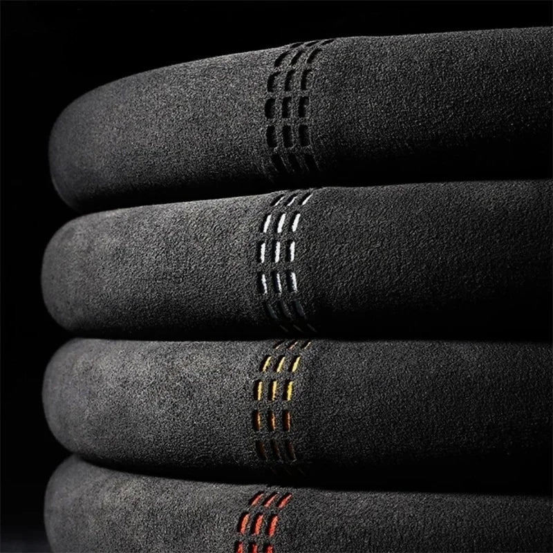 LDS641 Suede Steering Wheel Cover &ndash; Ultra Thin Non Slip