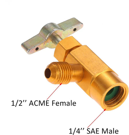 R134a Car AC Refrigeration Recharge Hose Kit with Pressure Gauge &amp; Quick Coupler