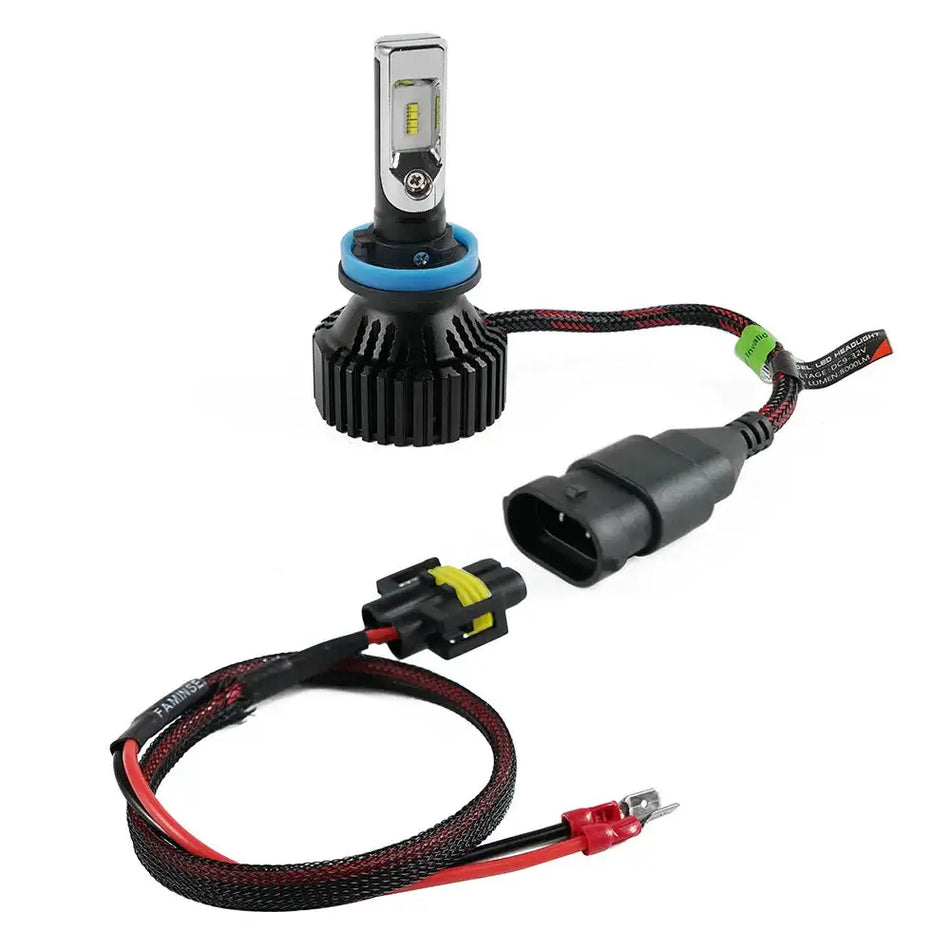 Bevinsee H11B LED Koplamp Plug Verlengdraad Harness