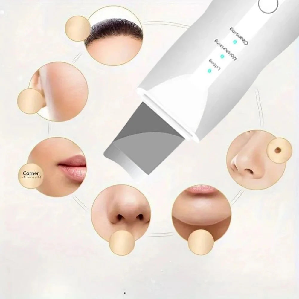 Ultrasonic Skin Scraper - Deep Pore Cleaning Facial Machine for Men &amp; Women