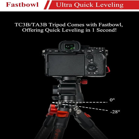 IFootage Carbon Fiber Tripod TC3B &ndash; Ultra Lightweight