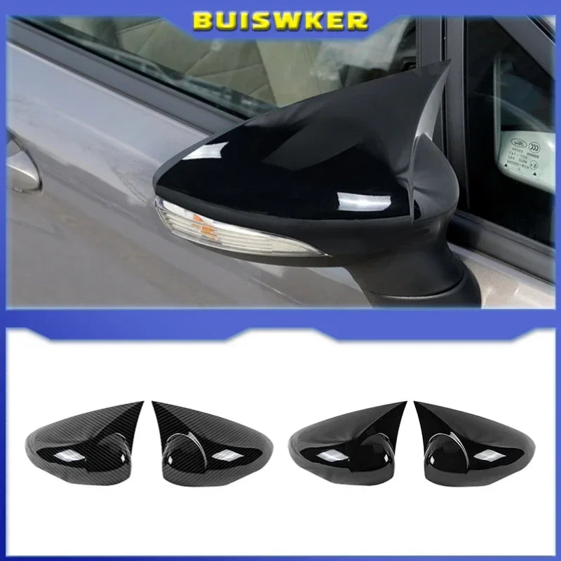 Tampa de Cobertura do Espelho Esquerdo e Direito em Prata para Ford Fiesta Mk7