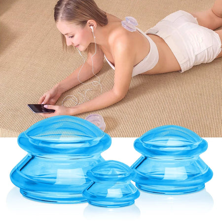 Silicone Massage Cups &ndash; Vacuum Cupping Therapy Deep Tissue