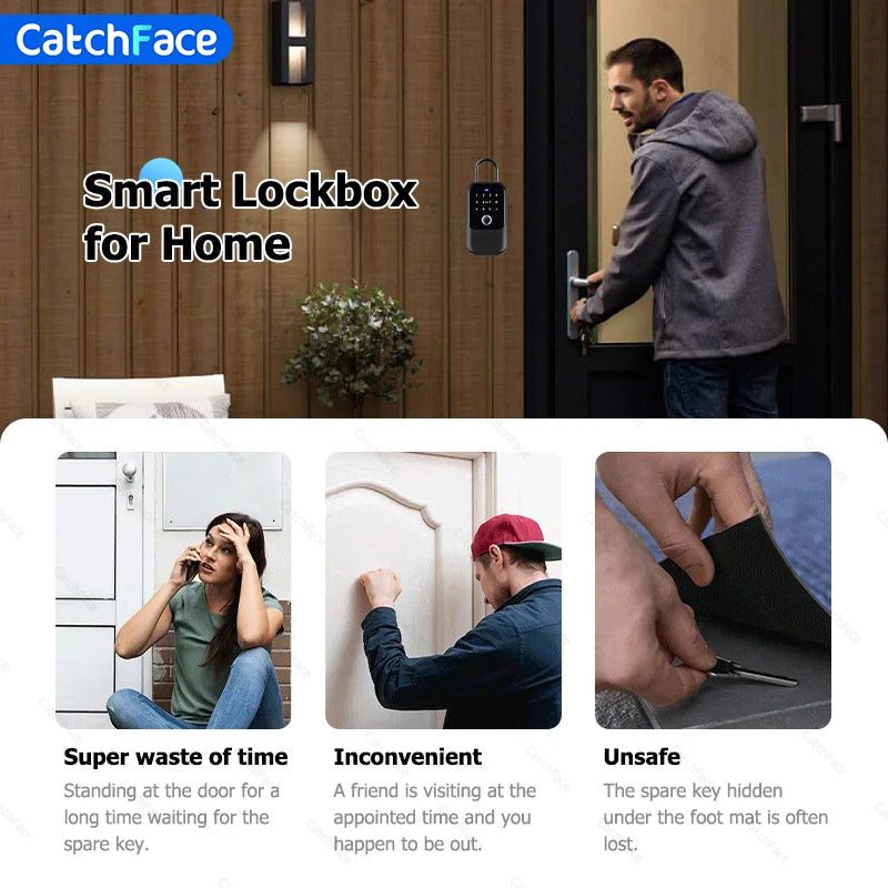 IP65 Wall Mount Key Box K6 &ndash; Fingerprint Access App Control