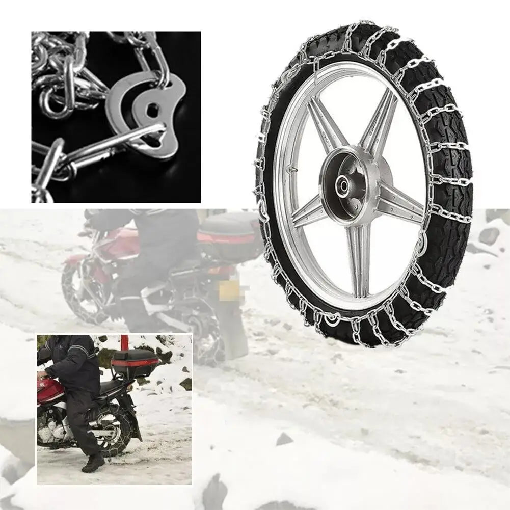 Motorcycle Anti Skid Chains &ndash; Wear Resistant Alloy Steel