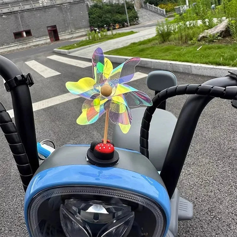 Μικρό Διακοσμητικό Αυτοκινήτου με Μίνι Ανεμόμυλο, Χαριτωμένο Σχέδιο, Ανθεκτικό Υλικό