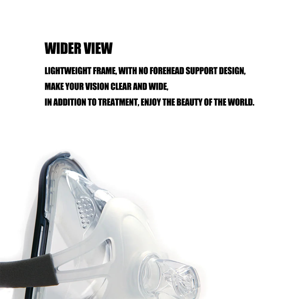 BMC F1A Full Face Mask With Headgear &ndash; Lightweight Comfort