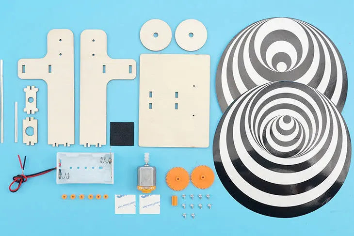 Kit de Montagem de Tabuleiro de Madeira Rotorelief Montessori STEM DIY