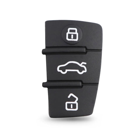 High-Quality 315/433Mhz Audi Remote Car Key ID48 for Q7 B7 Q3 A3 TT A2 A8 A6 A6L A4 S5 C5 C6 B6 A4L A5 Q5 S RS Models - Uncut Blade, No Logo Only pad