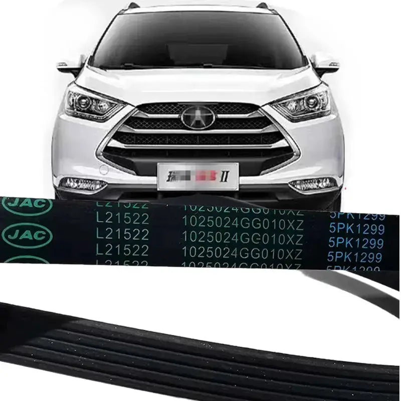 Alternator Belt For JAC Refine S3 1025024GG010XZ 5PK1299 by InterCyprus Trading Ltd