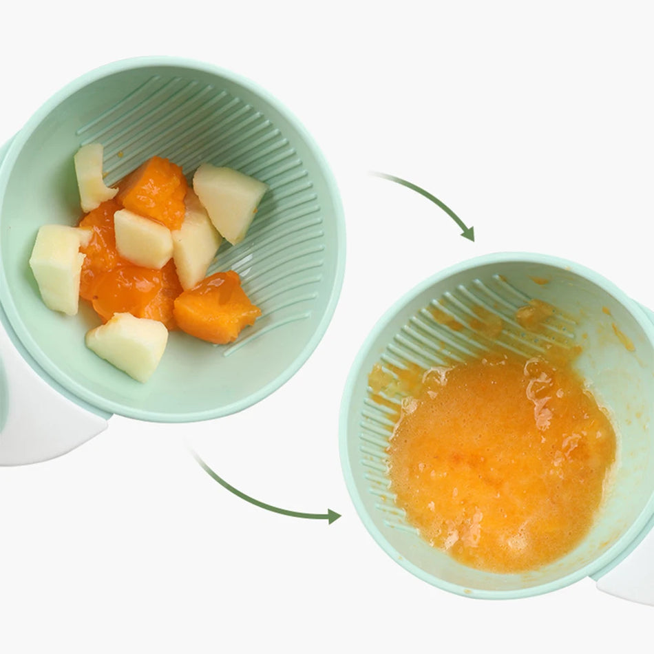 Σετ χειροκίνητου μύλου με μπολ για συμπληρωματική τροφή μωρού