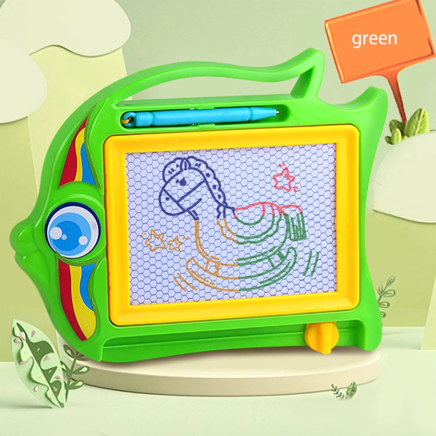 Cartoon Magnetic Drawing Board &ndash; Early Education Puzzle Toy 1pc 1