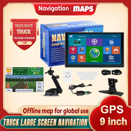 WEEKJOOY 9 Inch GPS Navigation &ndash; Free Update for Europe and North America