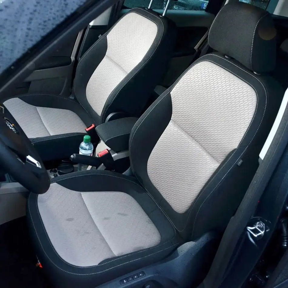 Capas de Assento em Couro Nappa para Skoda Yeti 2013 a 2017 Conjunto Completo