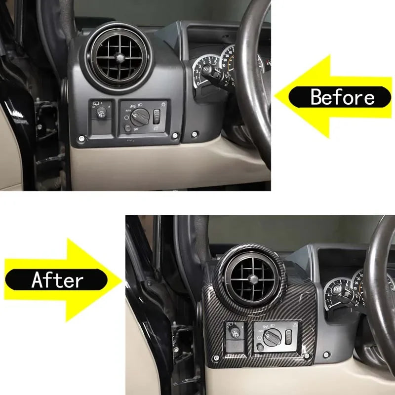 Hummer H2 ABS Carbon Fiber Instrument Panel Frame Cover