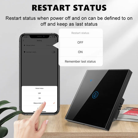 KCOOJO WiFi Smart Boiler Switch - Remote Control Water Heater with Voice Assistant Compatibility