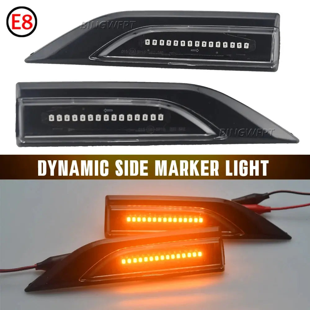 Dynamic Side Marker For VW Volkswagen T6 Transporter Multivan Caddy LED Fender Light Turn Signal Lamp 2016 2017 2018 2019 by InterCyprus Trading Ltd