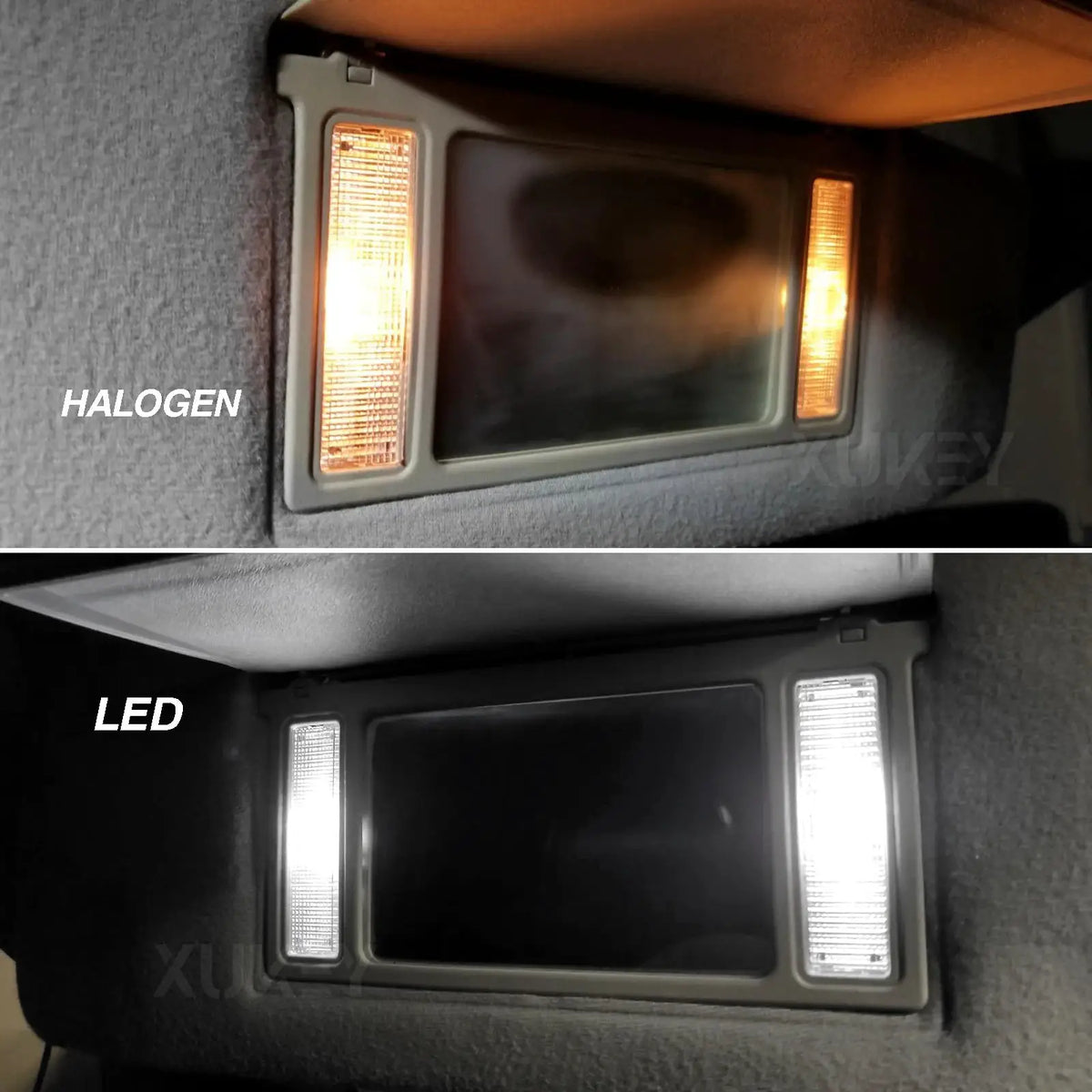 4x 28mm 29mm 6614F Festoon LED Light Bulb White Super Bright 6612F 6641 LED Bulb 6000k for Vanity Mirror Lights Sun Visor Lights by InterCyprus Trading Ltd