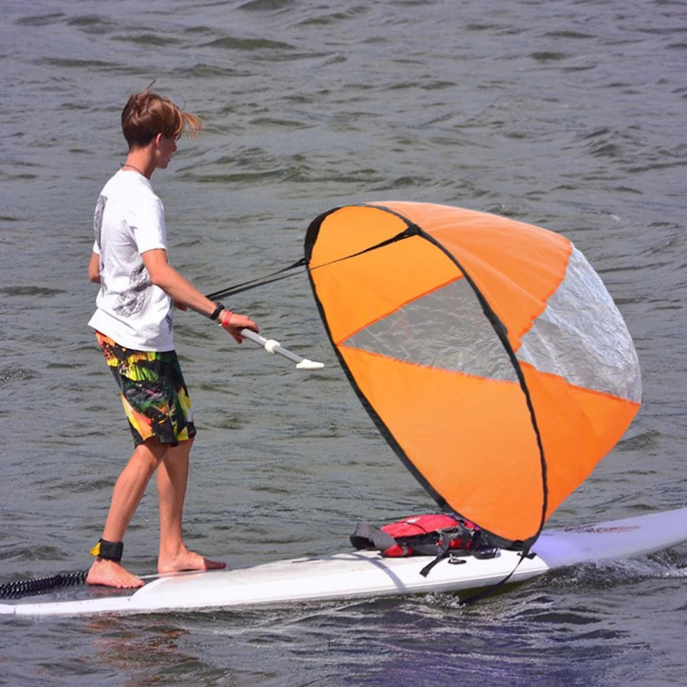 Eco-Friendly Ultralight Portable Wind Paddle for Kayak and Canoe - High Transparency, Waterproof &amp; Compact