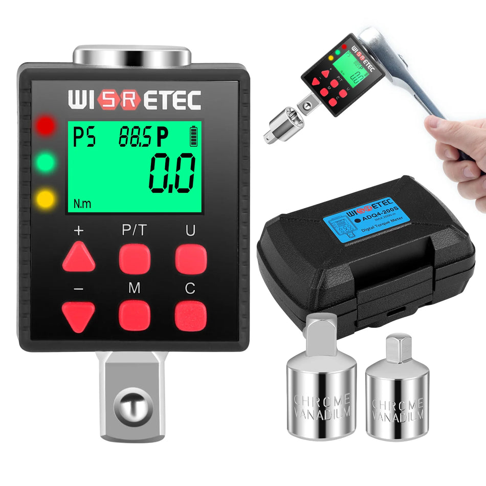Adaptator de cuplu digital cu jumătate de inch 3.4 la 340 Nm cu memorie presetată