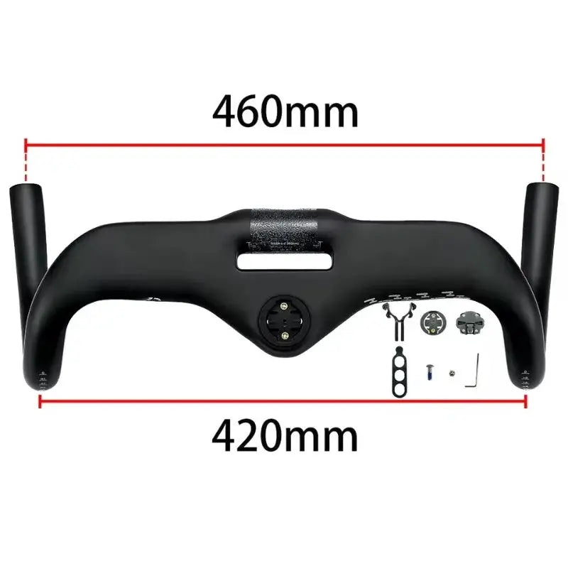 BALUGOE All Carbon Road Bicycle Handle All Internal Cables Bike Handle Bar SGS Professional Competition Level Bicycle Handlebar by InterCyprus Trading Ltd