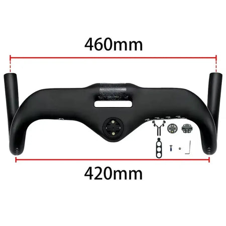 BALUGOE All Carbon Road Bicycle Handle All Internal Cables Bike Handle Bar SGS Professional Competition Level Bicycle Handlebar by InterCyprus Trading Ltd